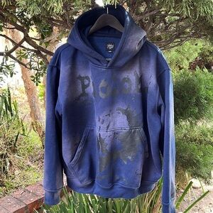 Pholoh pullover hoodie factory‎ fade throughout size XXL Mens dark blue